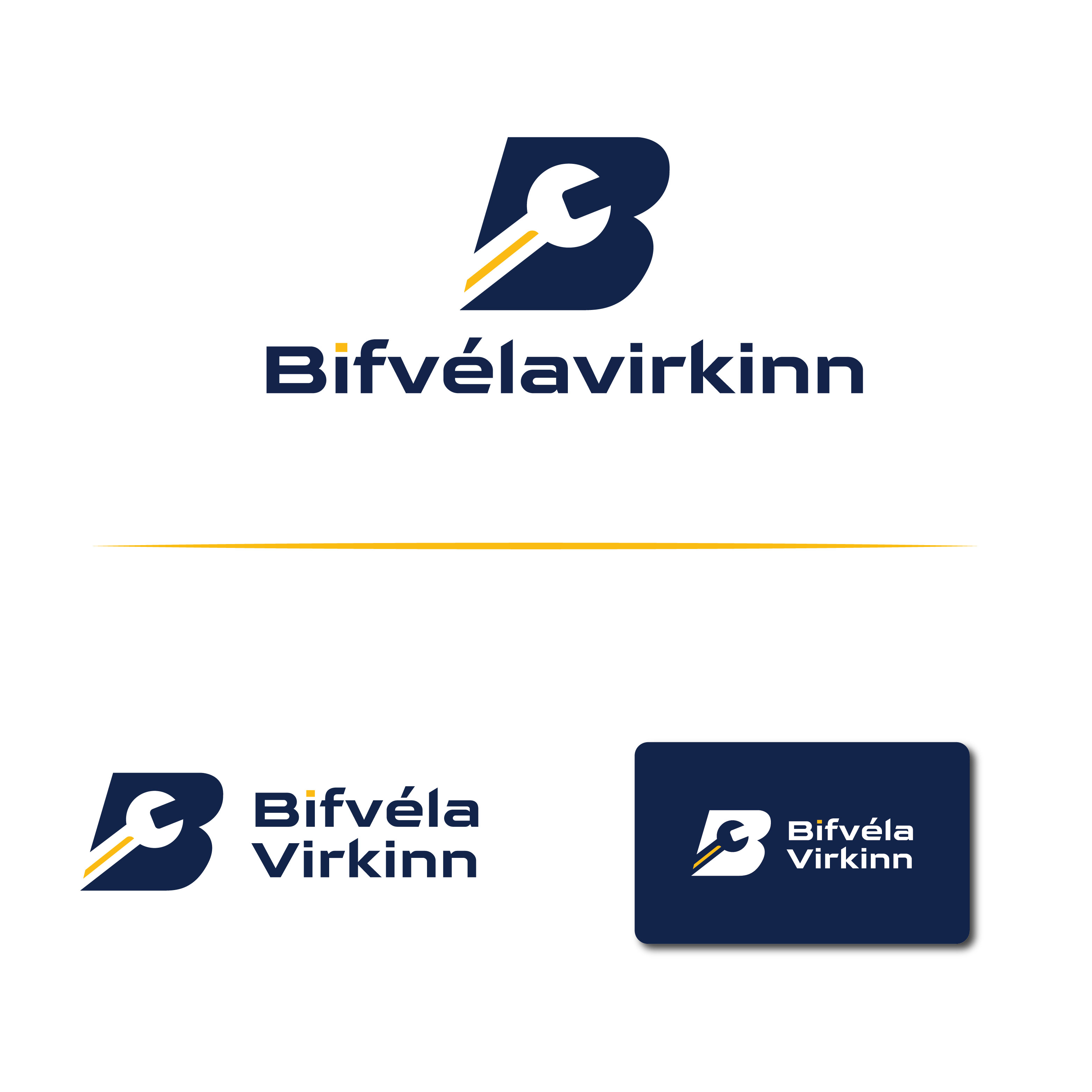 Logo Design by Jack20 for Bifvélavirkinn ehf | Design #37567838