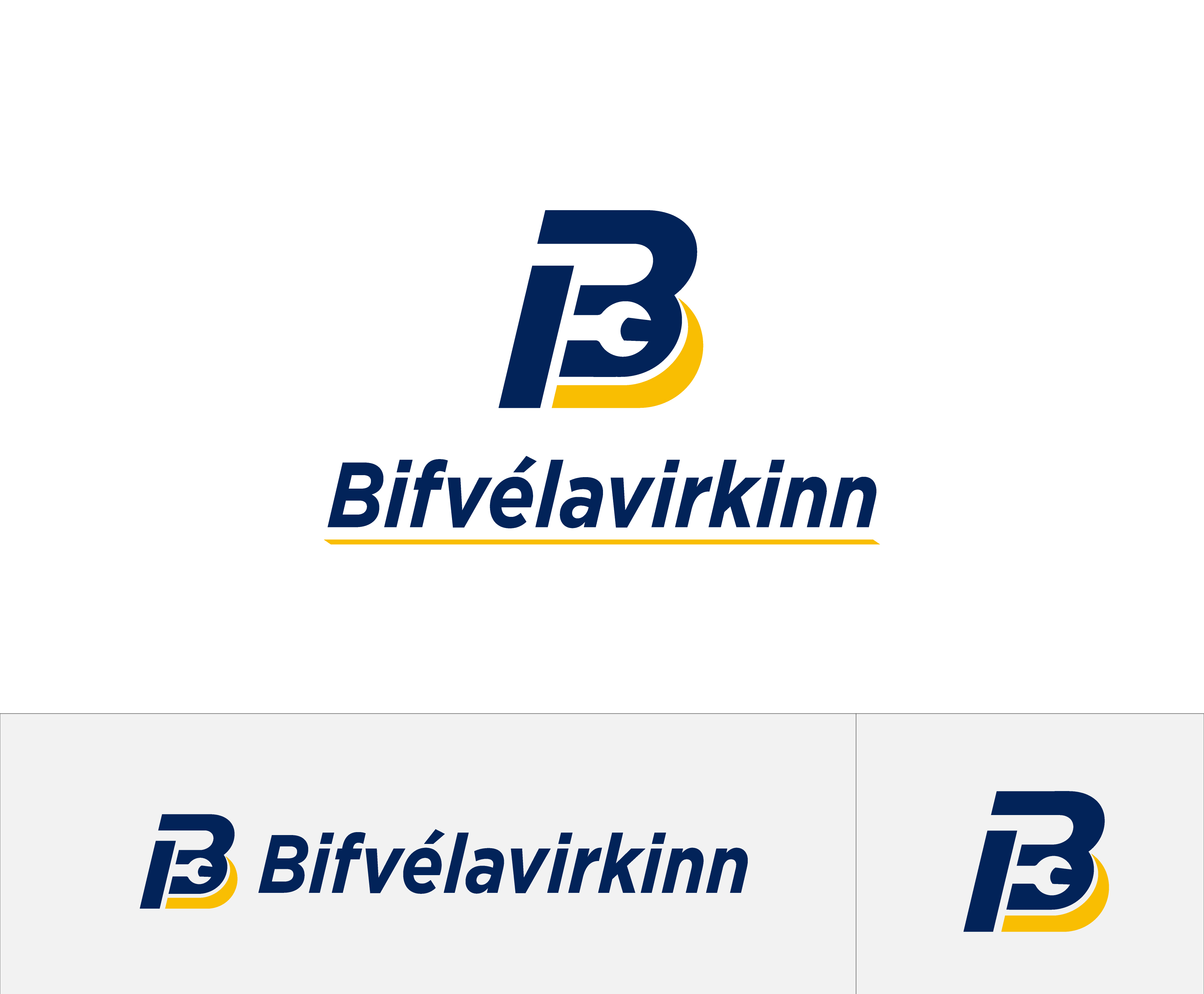 Logo Design by Sha.A for Bifvélavirkinn ehf | Design #37583044