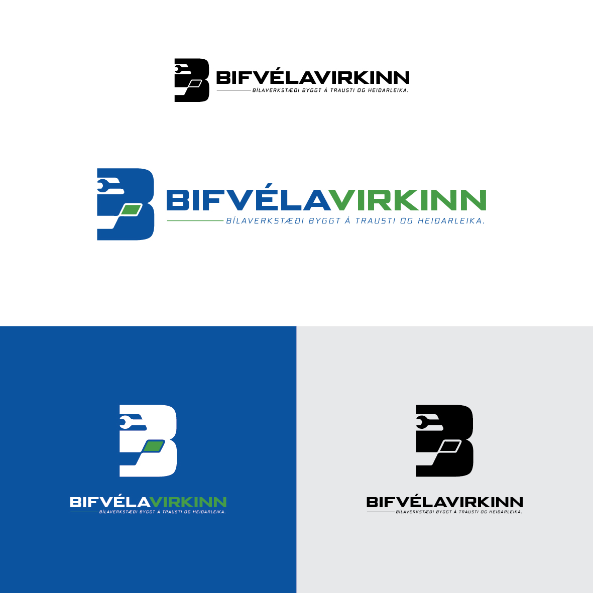 Logo Design by ArchaProduction for Bifvélavirkinn ehf | Design #37582217