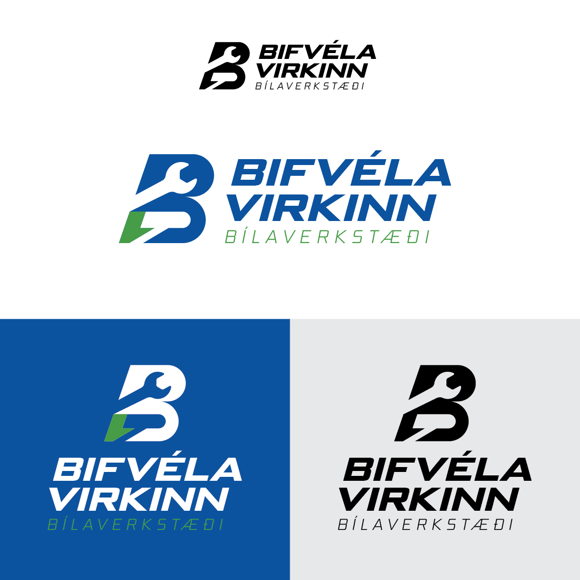Logo Design by ArchaProduction for Bifvélavirkinn ehf | Design #37582218