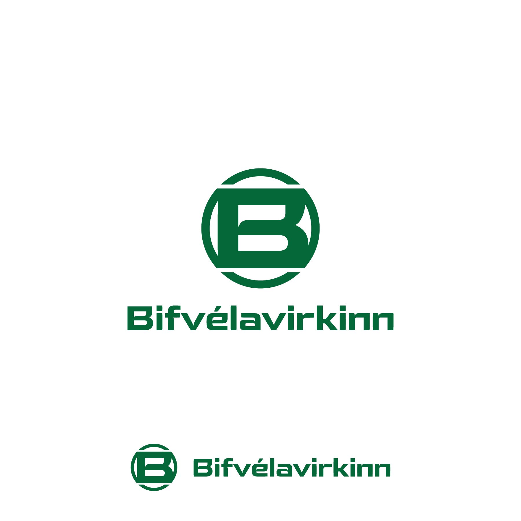 Diseño de Logo por aswin.rahmat para Bifvélavirkinn ehf | Diseño #37567418