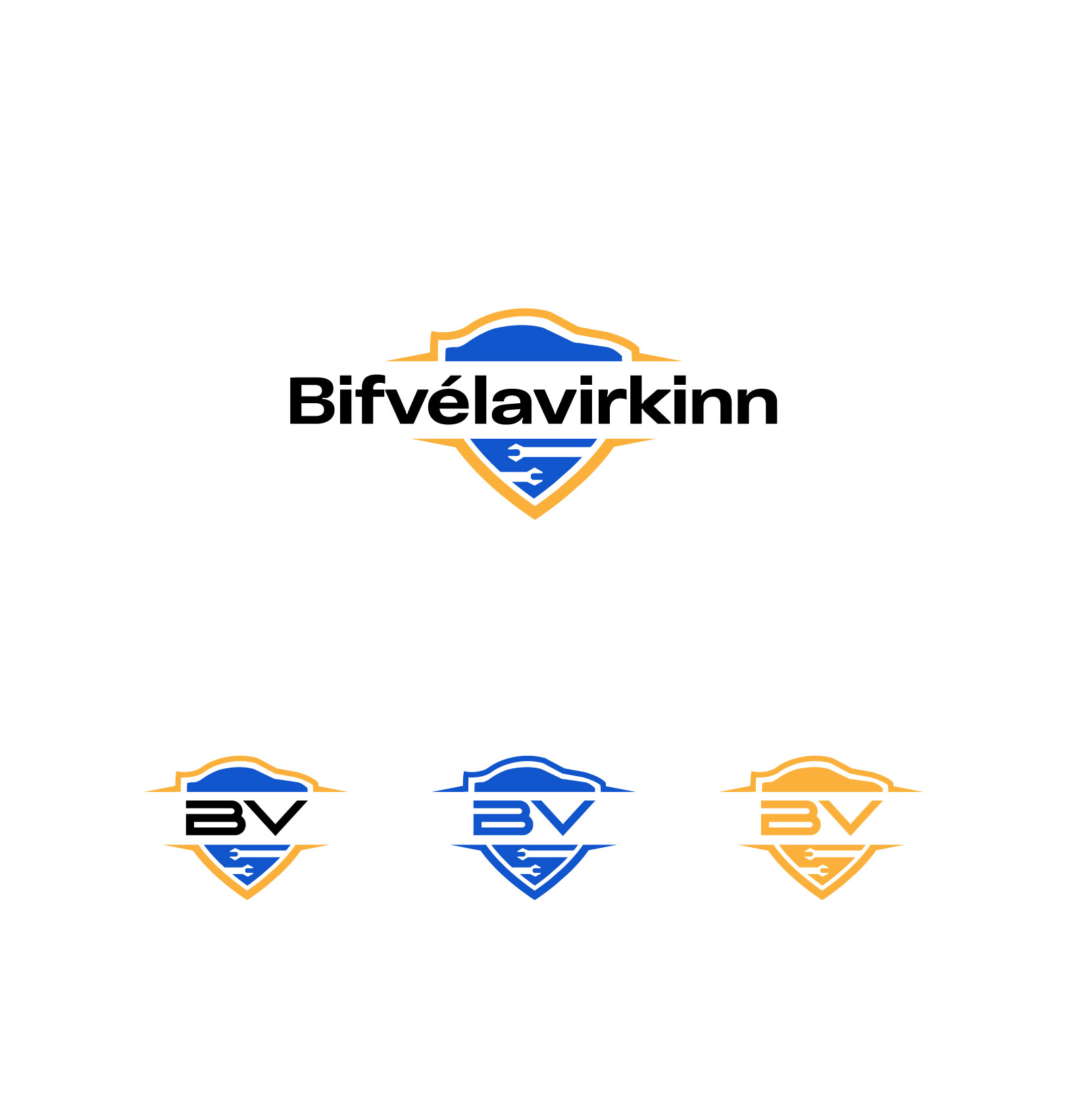 Logo Design by Logoziner for Bifvélavirkinn ehf | Design #37575475