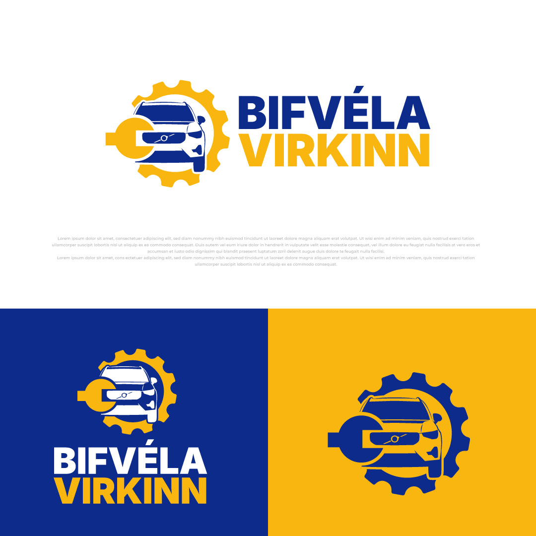 Diseño de Logo por Timefortheweb para Bifvélavirkinn ehf | Diseño #37568795