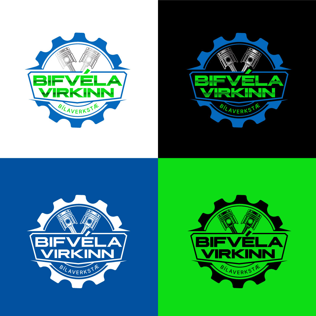 Diseño de Logo por Timefortheweb para Bifvélavirkinn ehf | Diseño #37568796