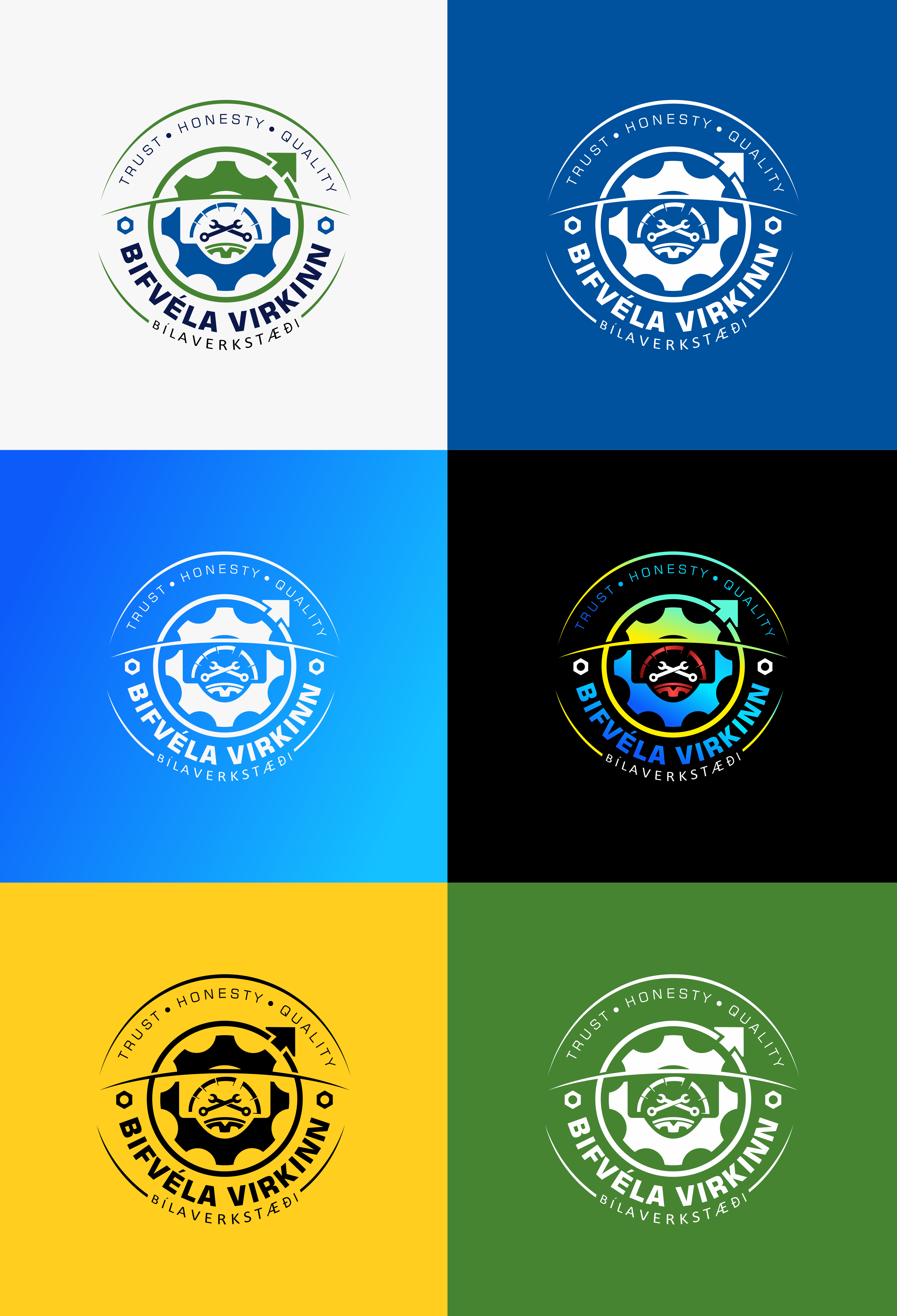Diseño de Logo por eudo para Bifvélavirkinn ehf | Diseño #37585157