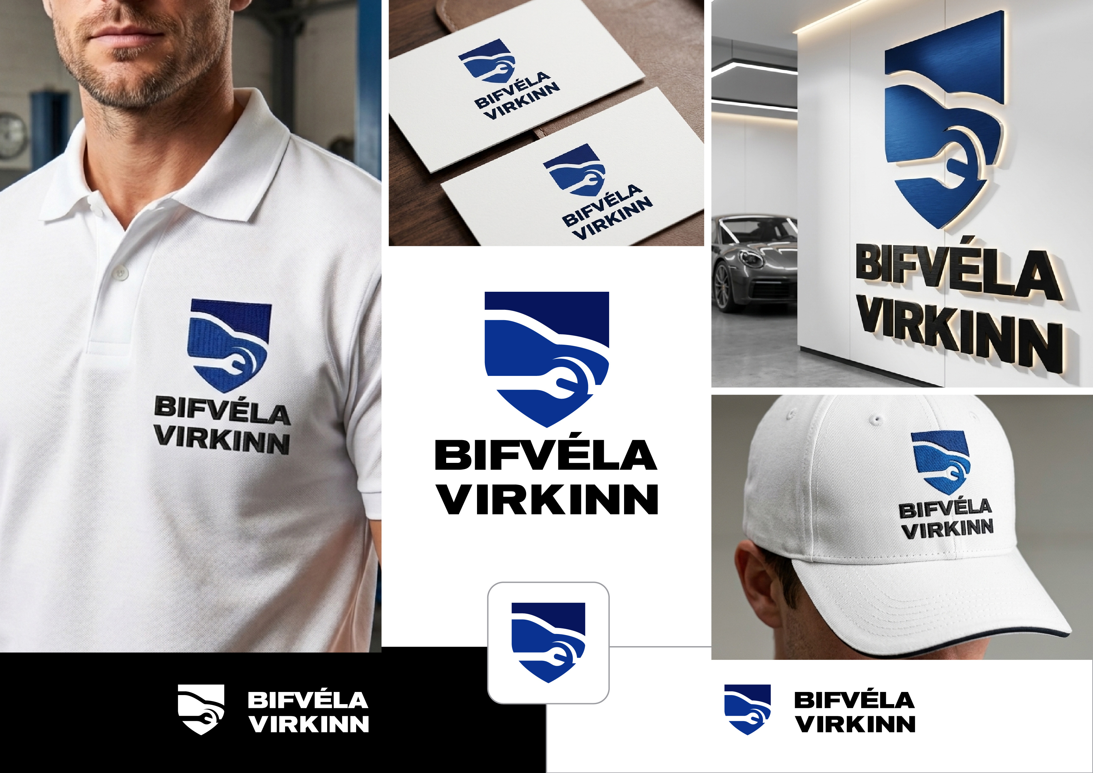 Logo Design by ~idiaz~ for Bifvélavirkinn ehf | Design #37574844