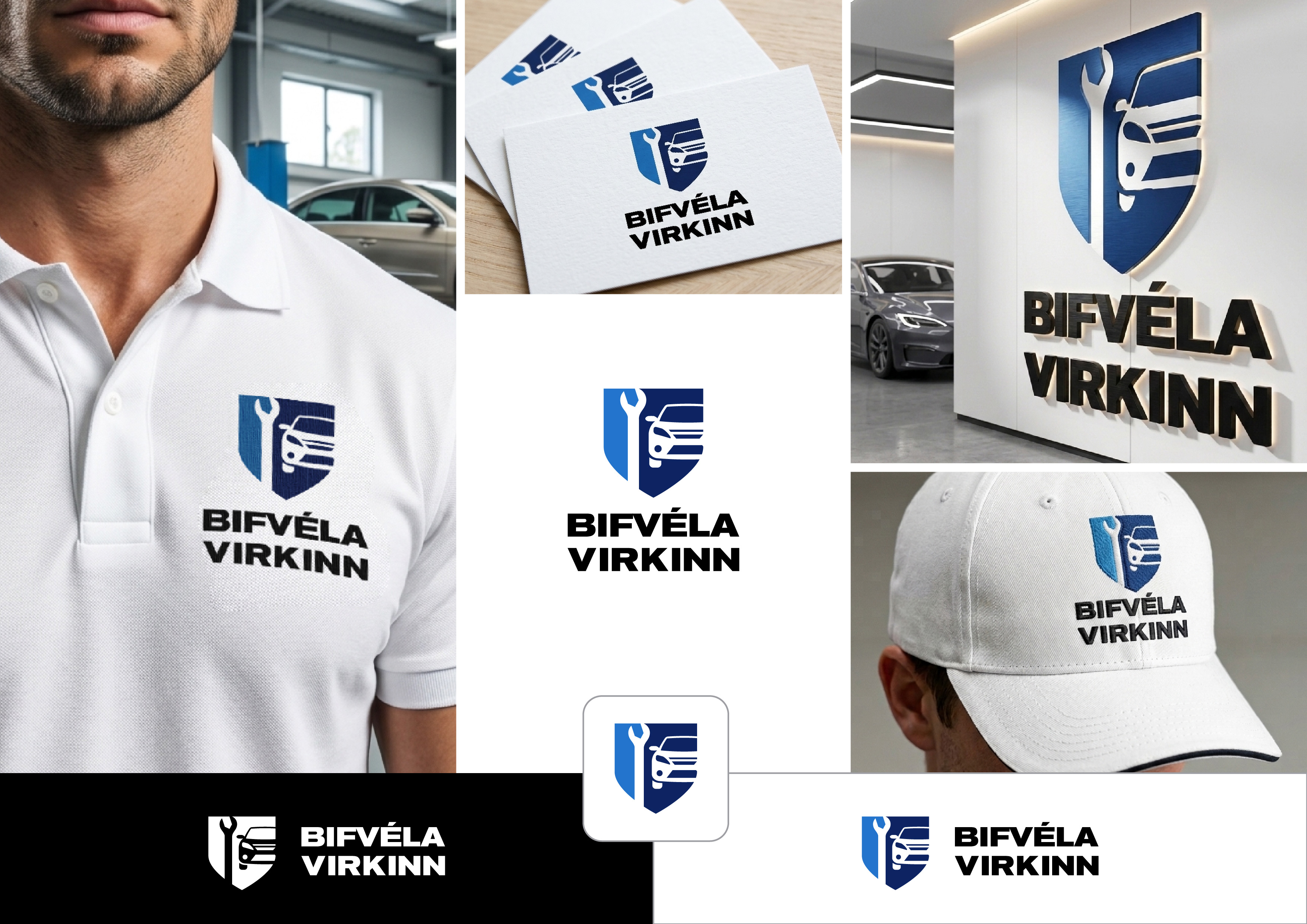Logo Design by ~idiaz~ for Bifvélavirkinn ehf | Design: #37577935
