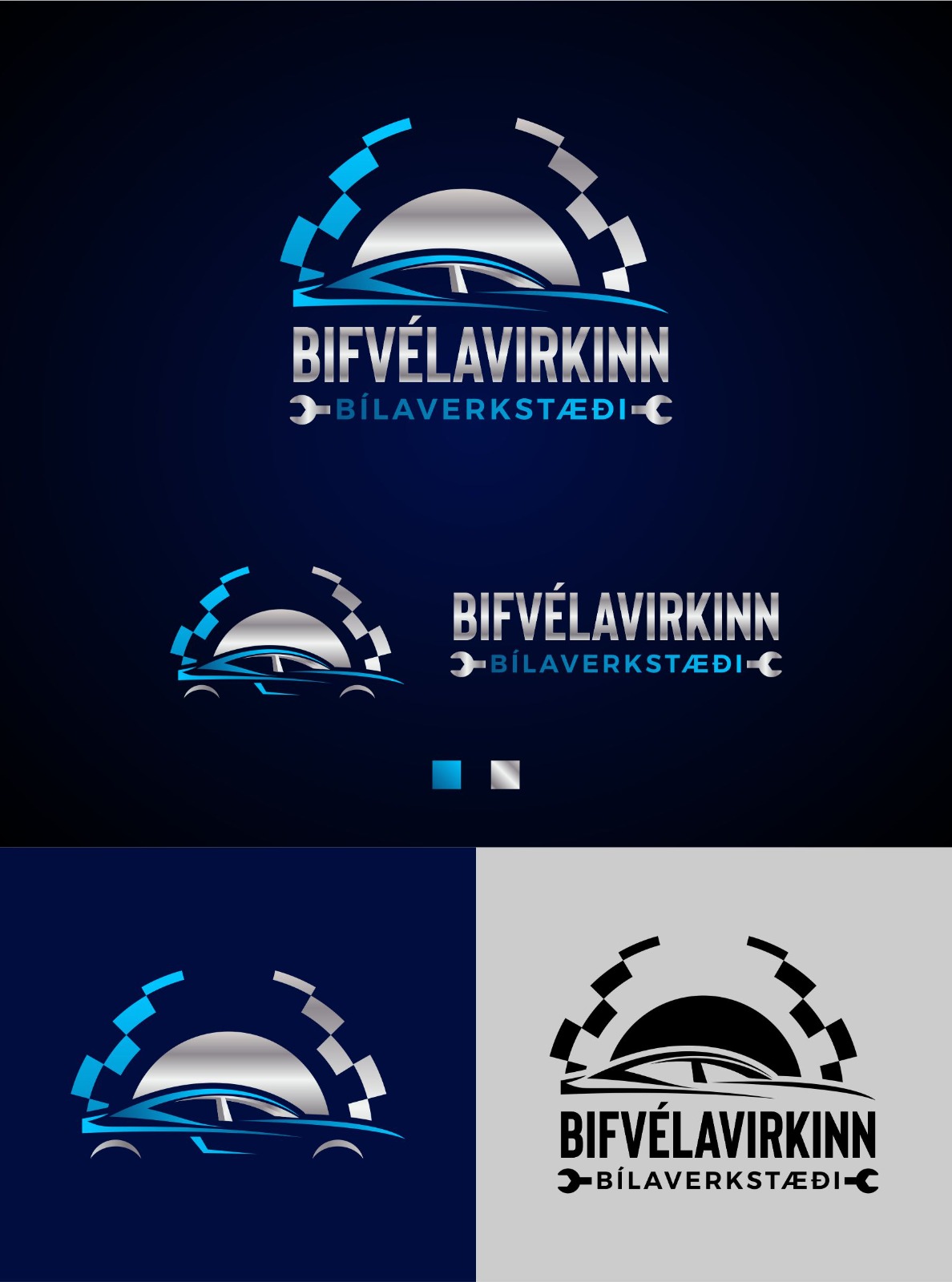 Logo Design by debdesign for Bifvélavirkinn ehf | Design #37569229