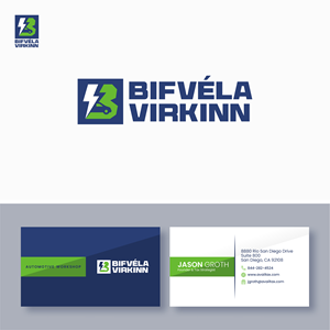 Logo Design by Gnz_62 for Bifvélavirkinn ehf | Design: #37577652