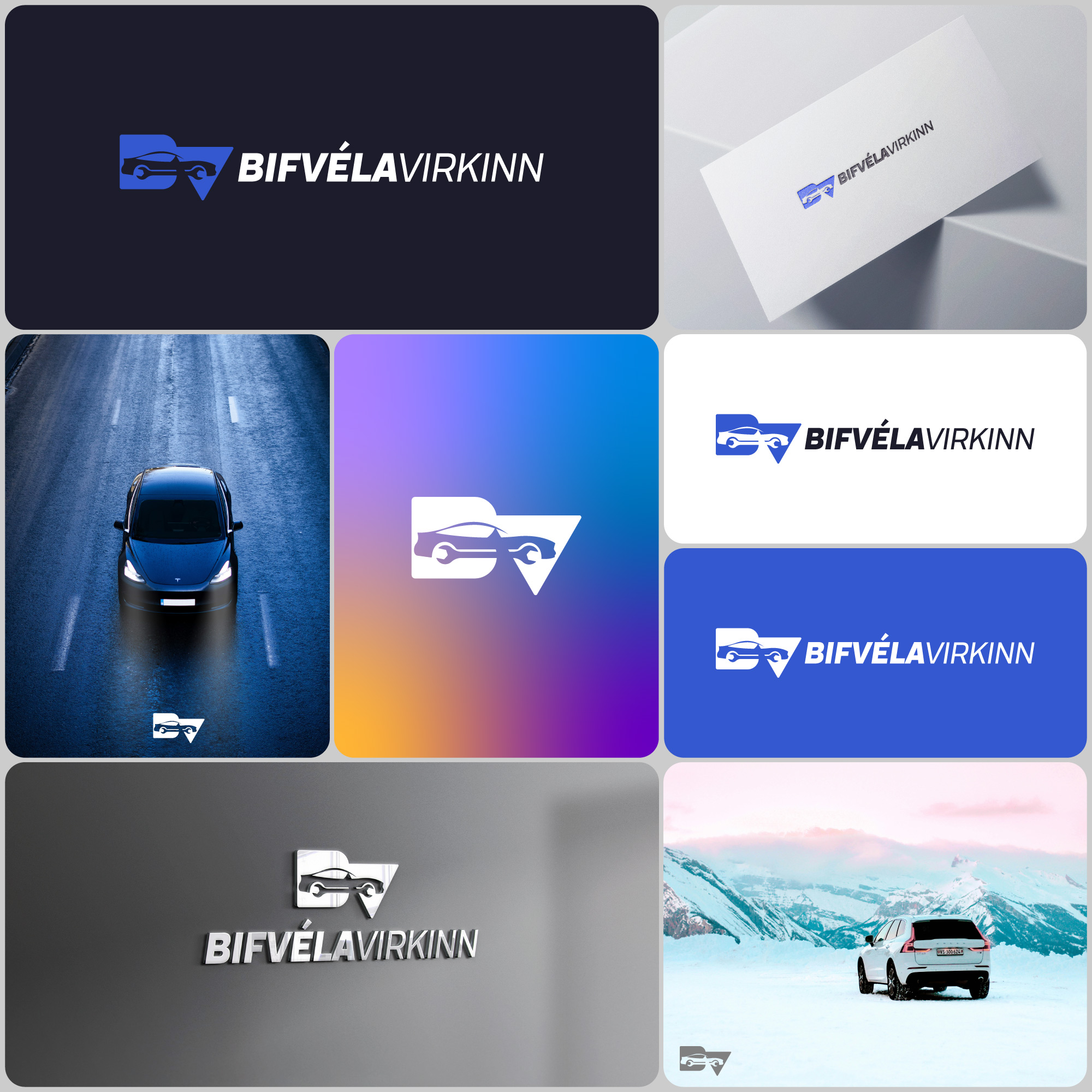 Diseño de Logo por oxkenzie para Bifvélavirkinn ehf | Diseño #37580335