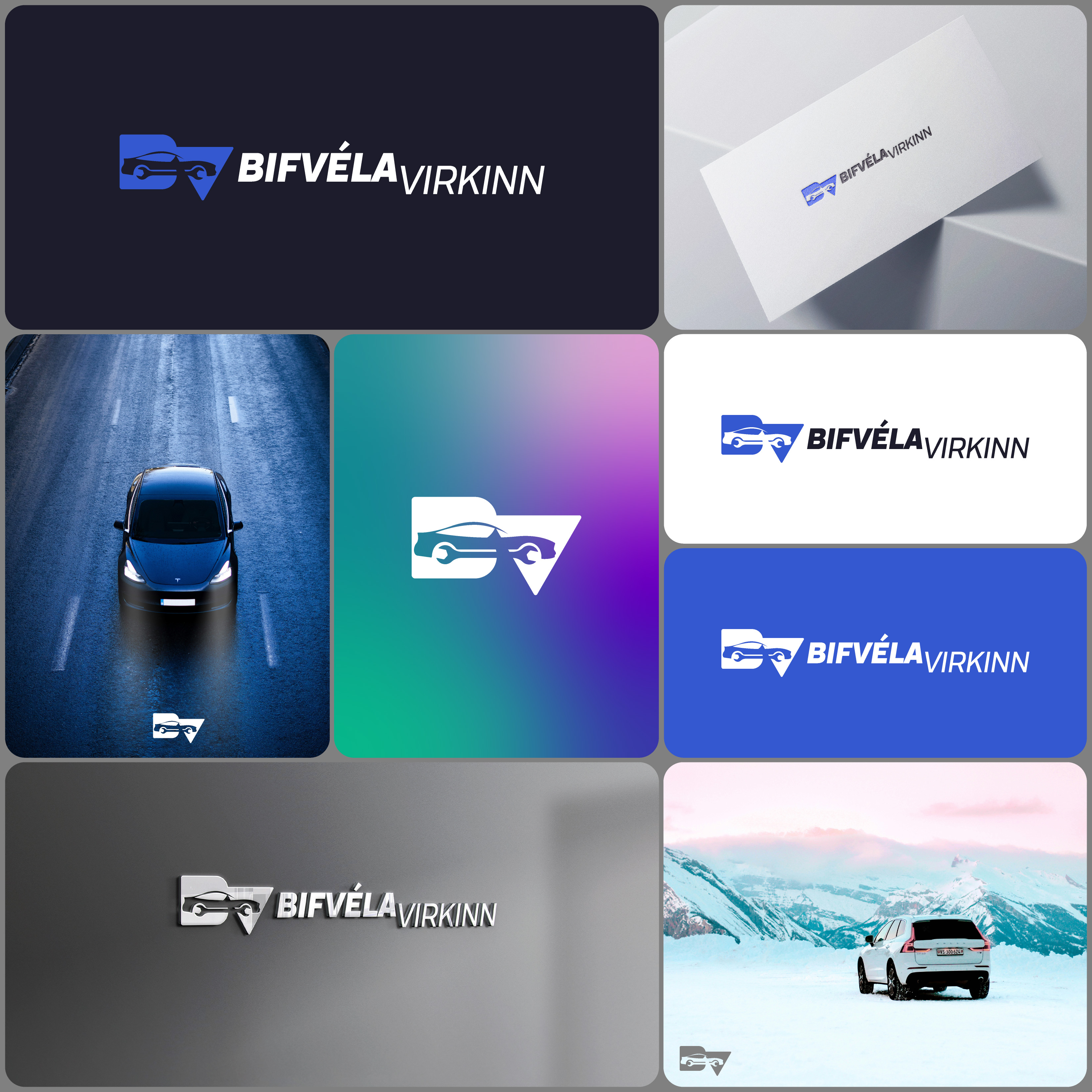 Diseño de Logo por oxkenzie para Bifvélavirkinn ehf | Diseño #37580619