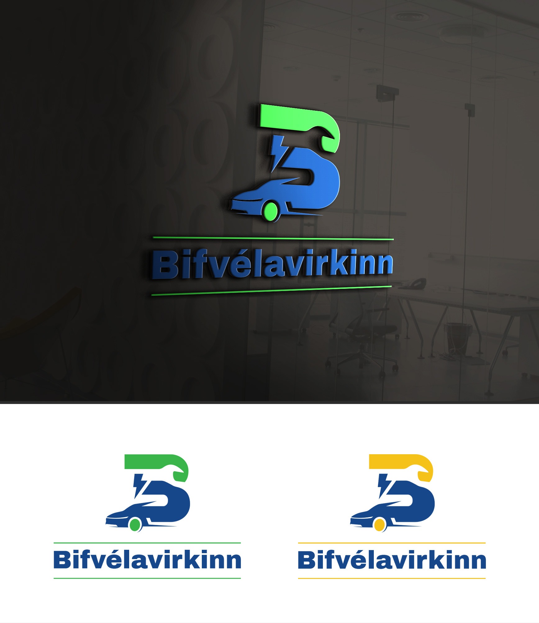 Logo Design by Impressive Designs for Bifvélavirkinn ehf | Design #37568507