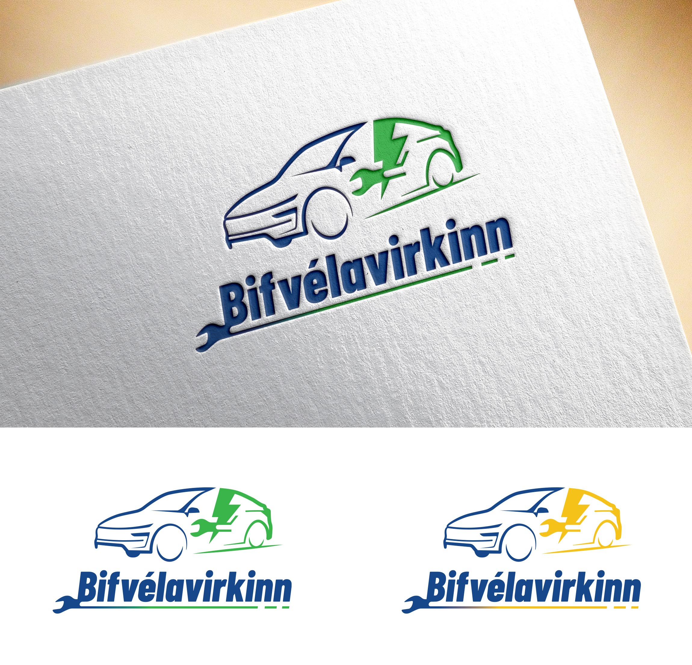 Logo Design by Impressive Designs for Bifvélavirkinn ehf | Design #37568508