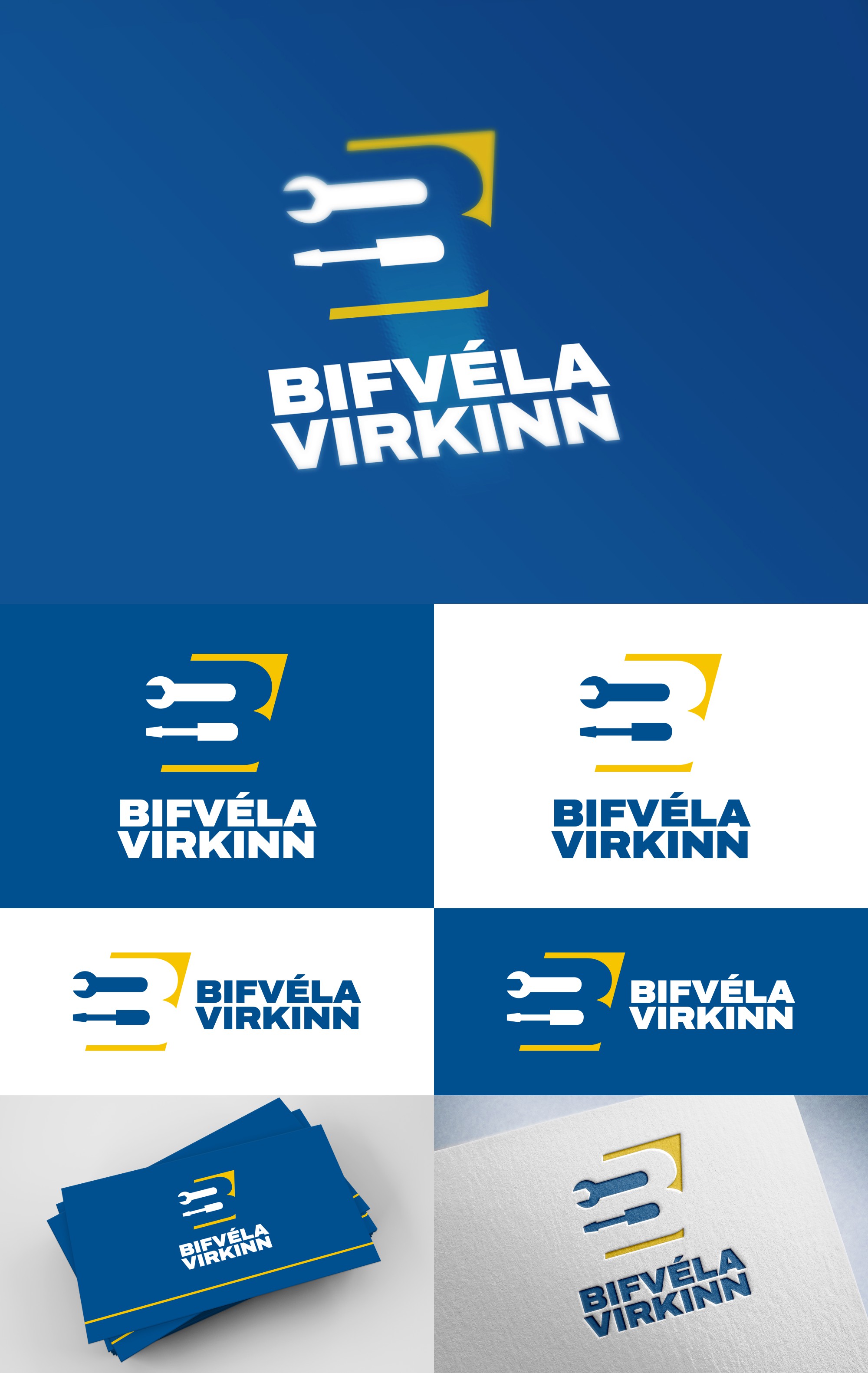 Diseño de Logo por bojboga para Bifvélavirkinn ehf | Diseño #37587044