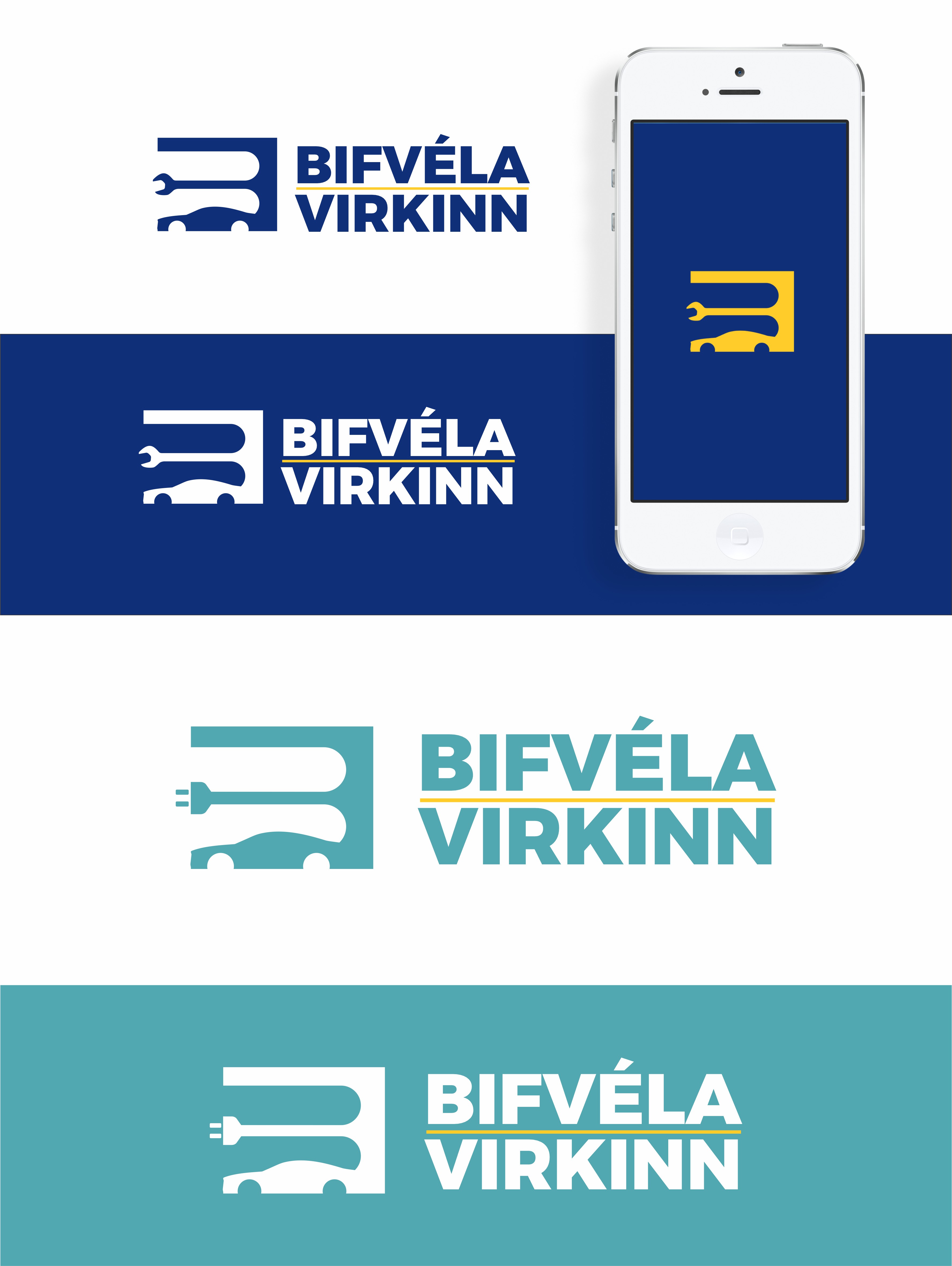 Logo Design by Djamdesign for Bifvélavirkinn ehf | Design #37567472