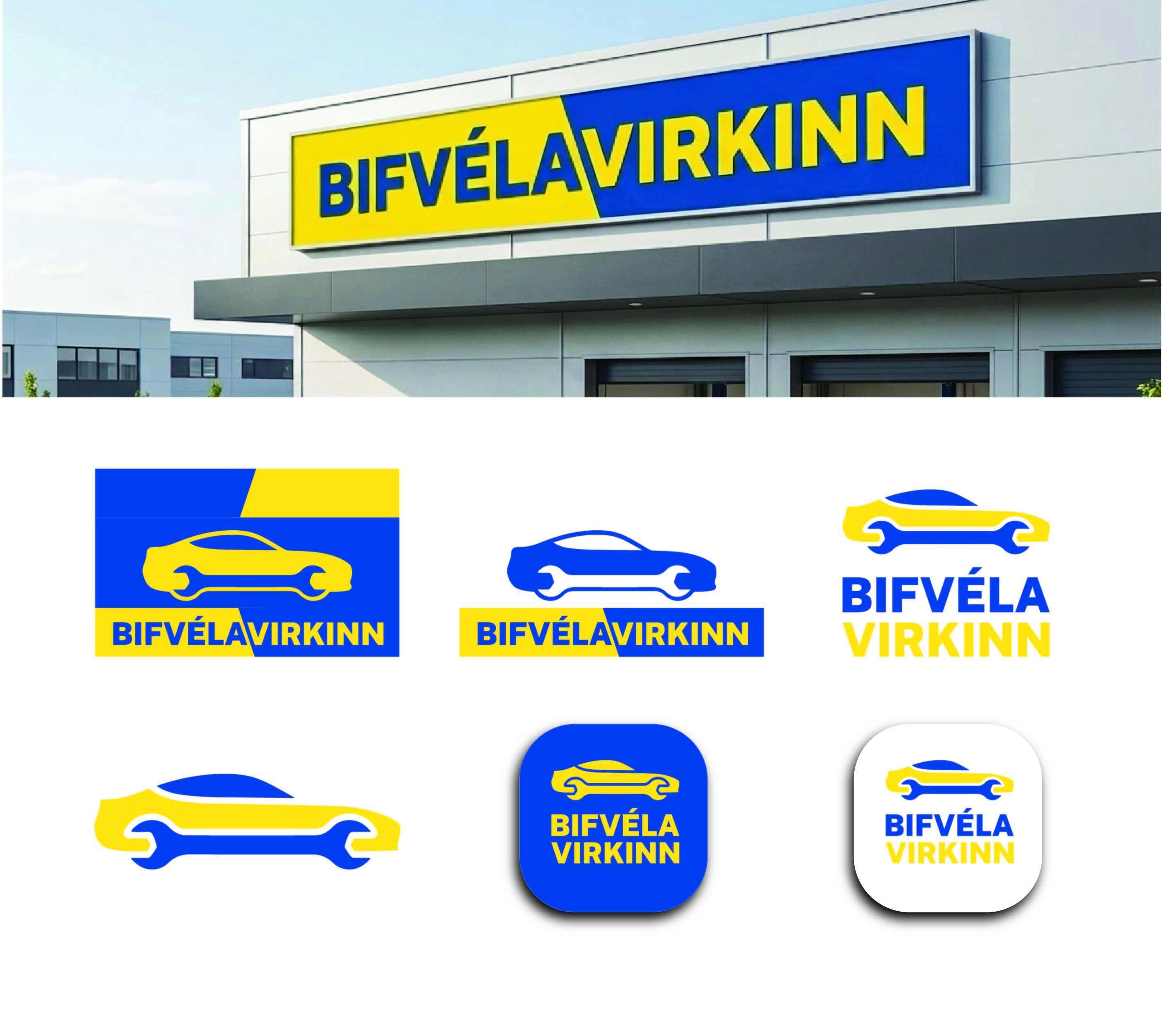 Diseño de Logo por genzo para Bifvélavirkinn ehf | Diseño #37568968