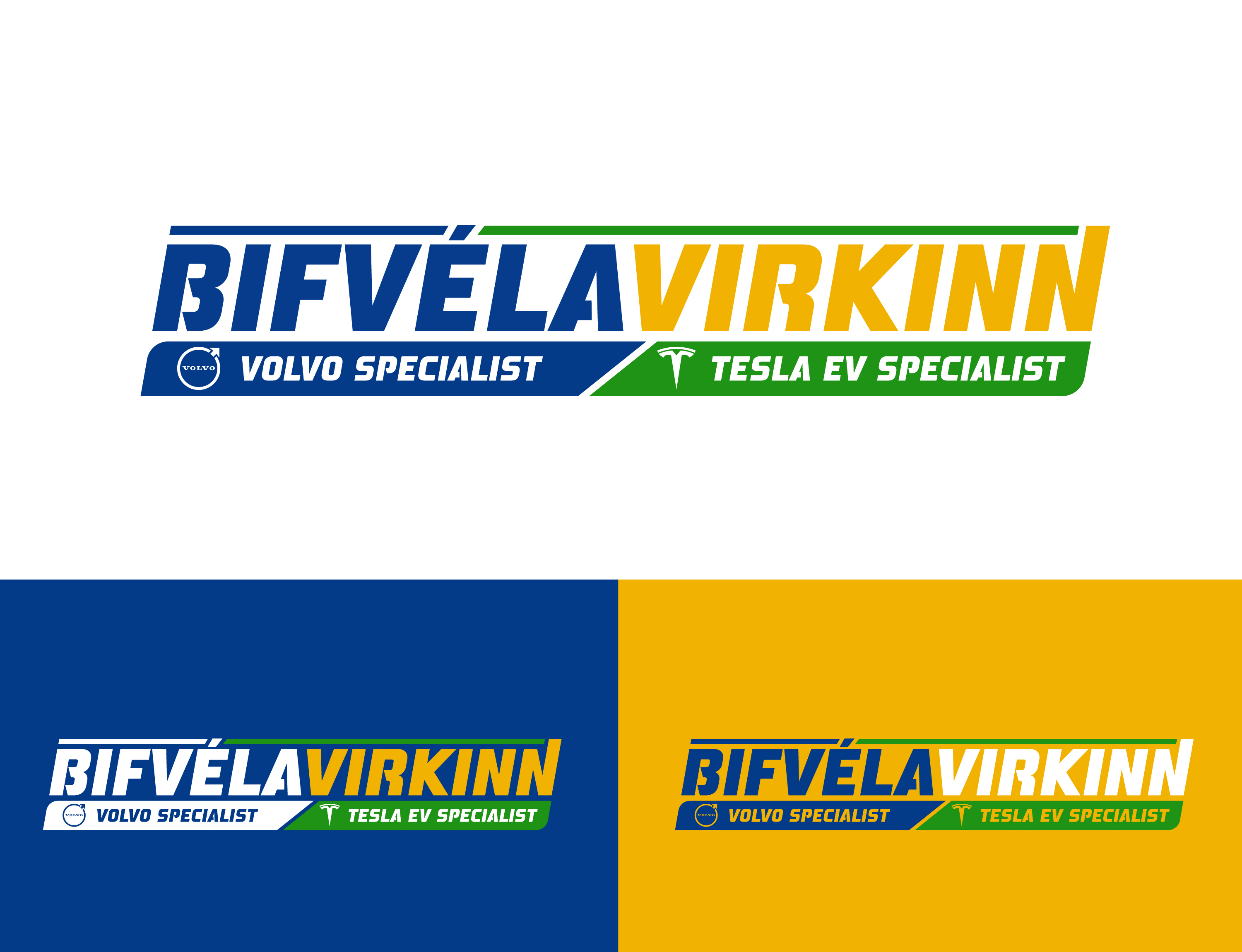 Logo Design by UMBRA Designs for Bifvélavirkinn ehf | Design #37567216