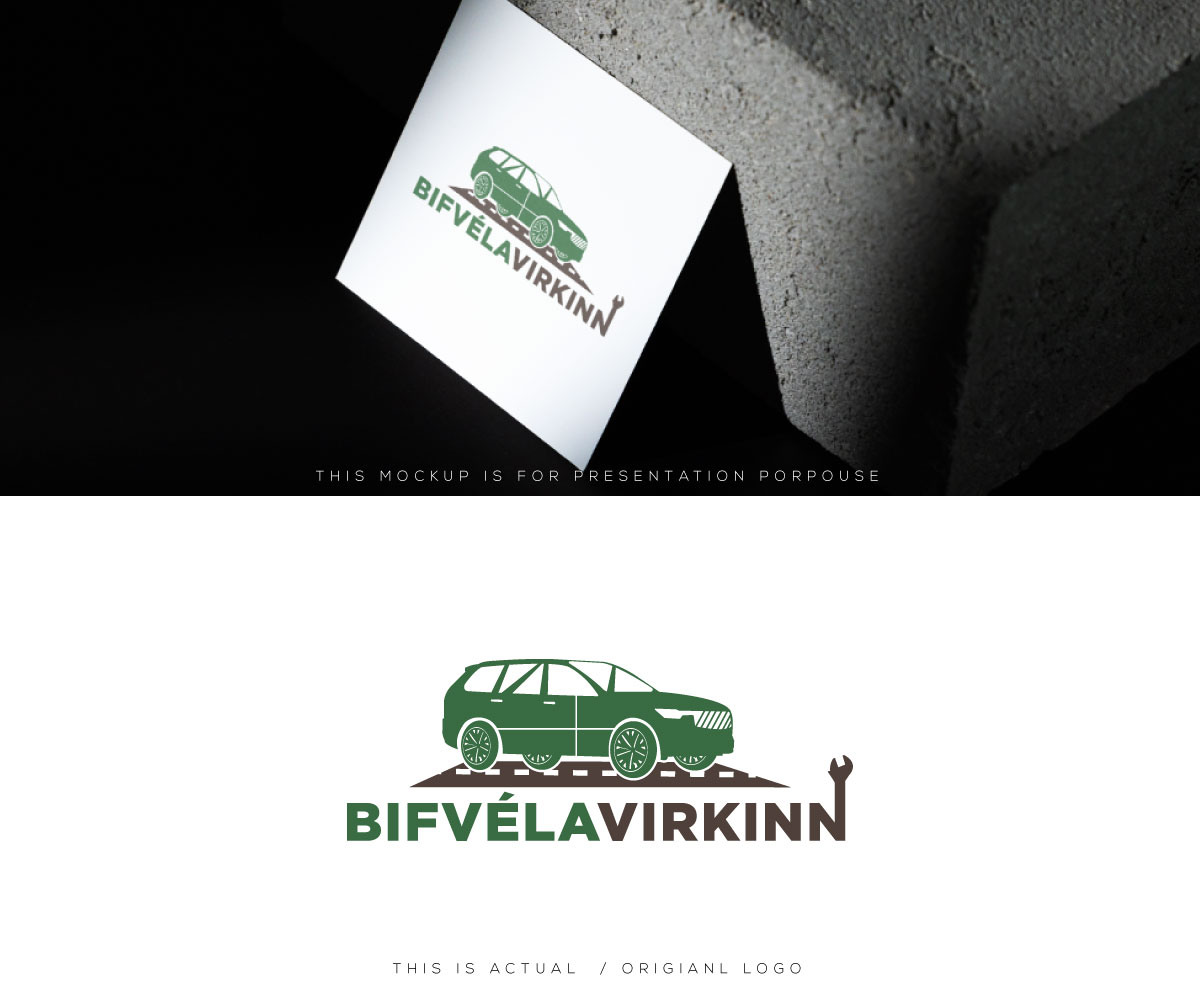 Logo Design by Ansh Design for Bifvélavirkinn ehf | Design #37568628