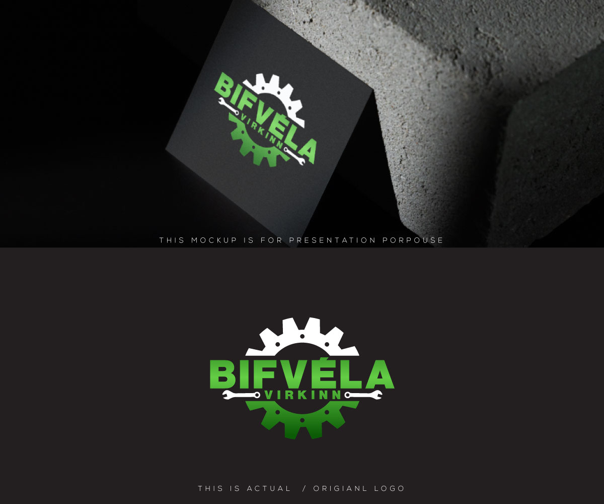 Logo Design by Ansh Design for Bifvélavirkinn ehf | Design #37572249