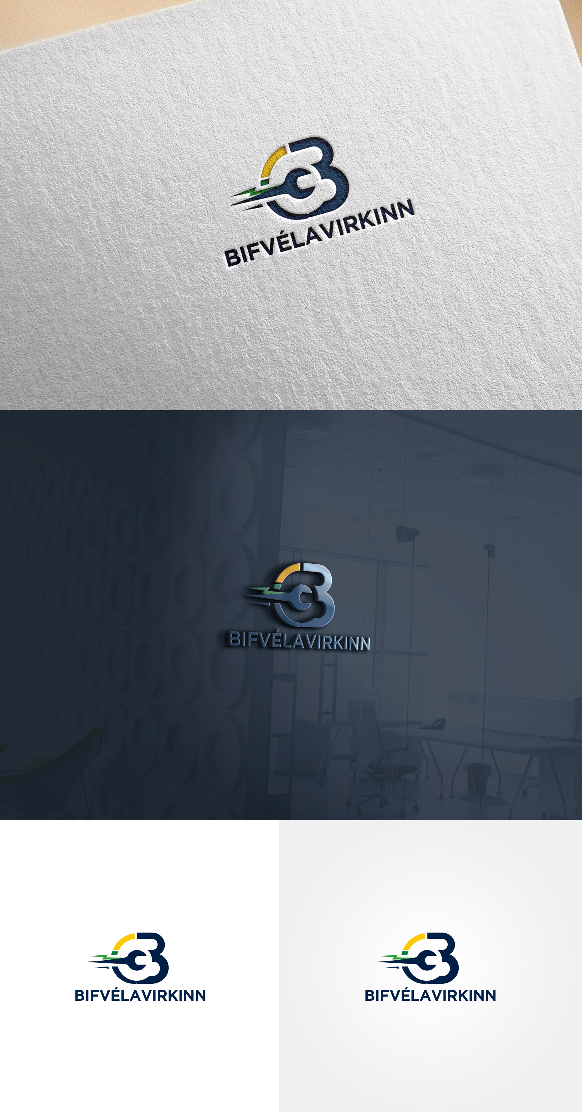 Logo Design by Soonia for Bifvélavirkinn ehf | Design #37569161