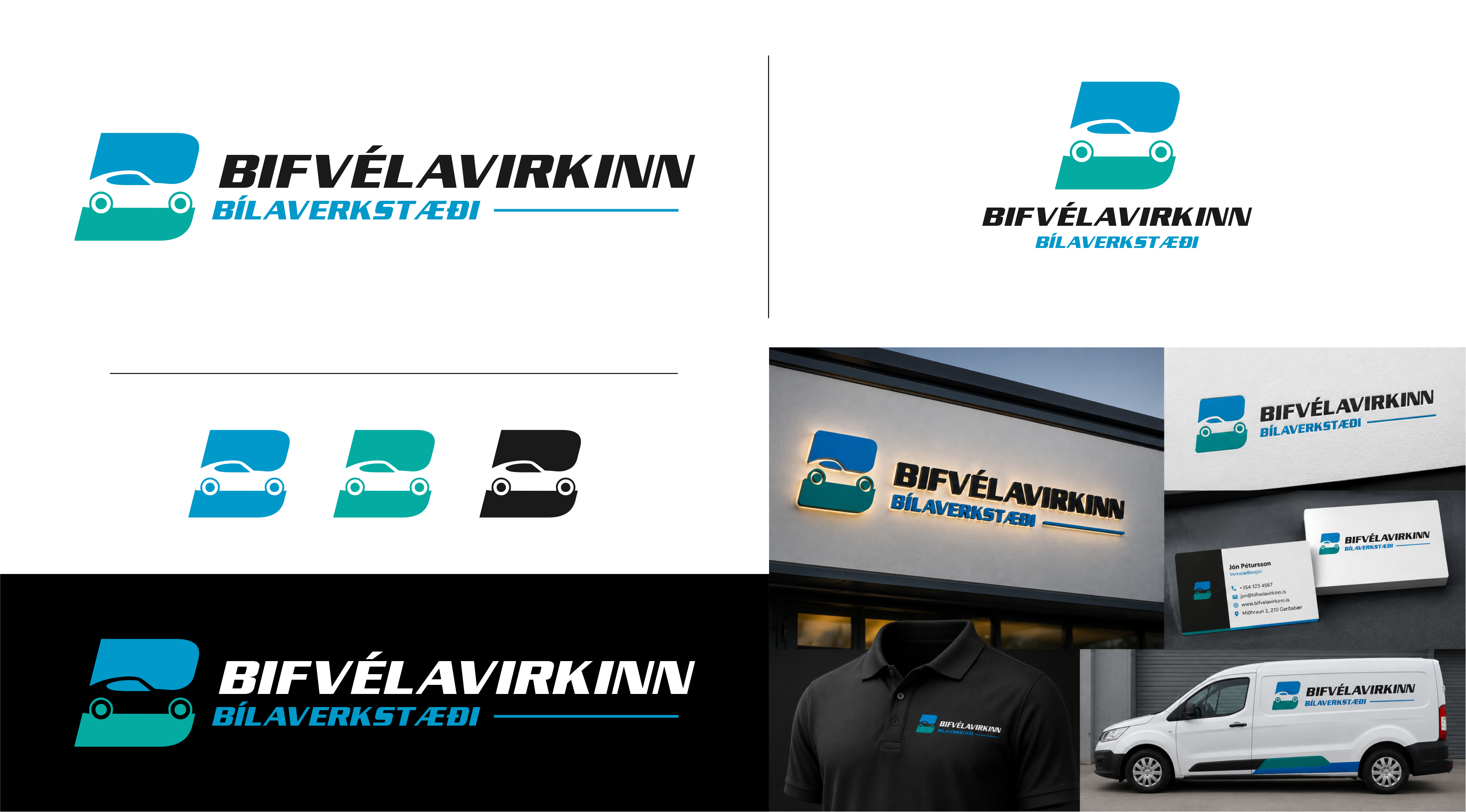 Diseño de Logo por shiroRo para Bifvélavirkinn ehf | Diseño #37588437