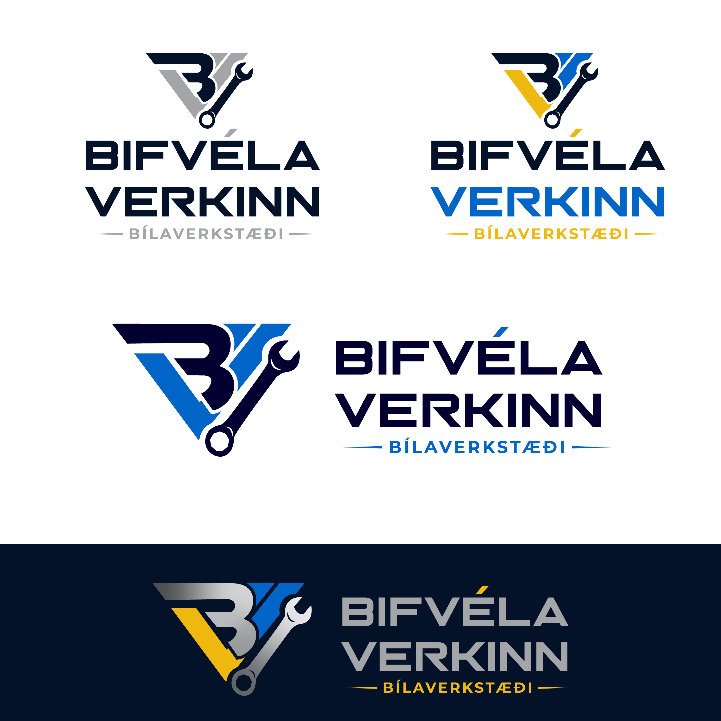 Diseño de Logo por Loie para Bifvélavirkinn ehf | Diseño #37582892