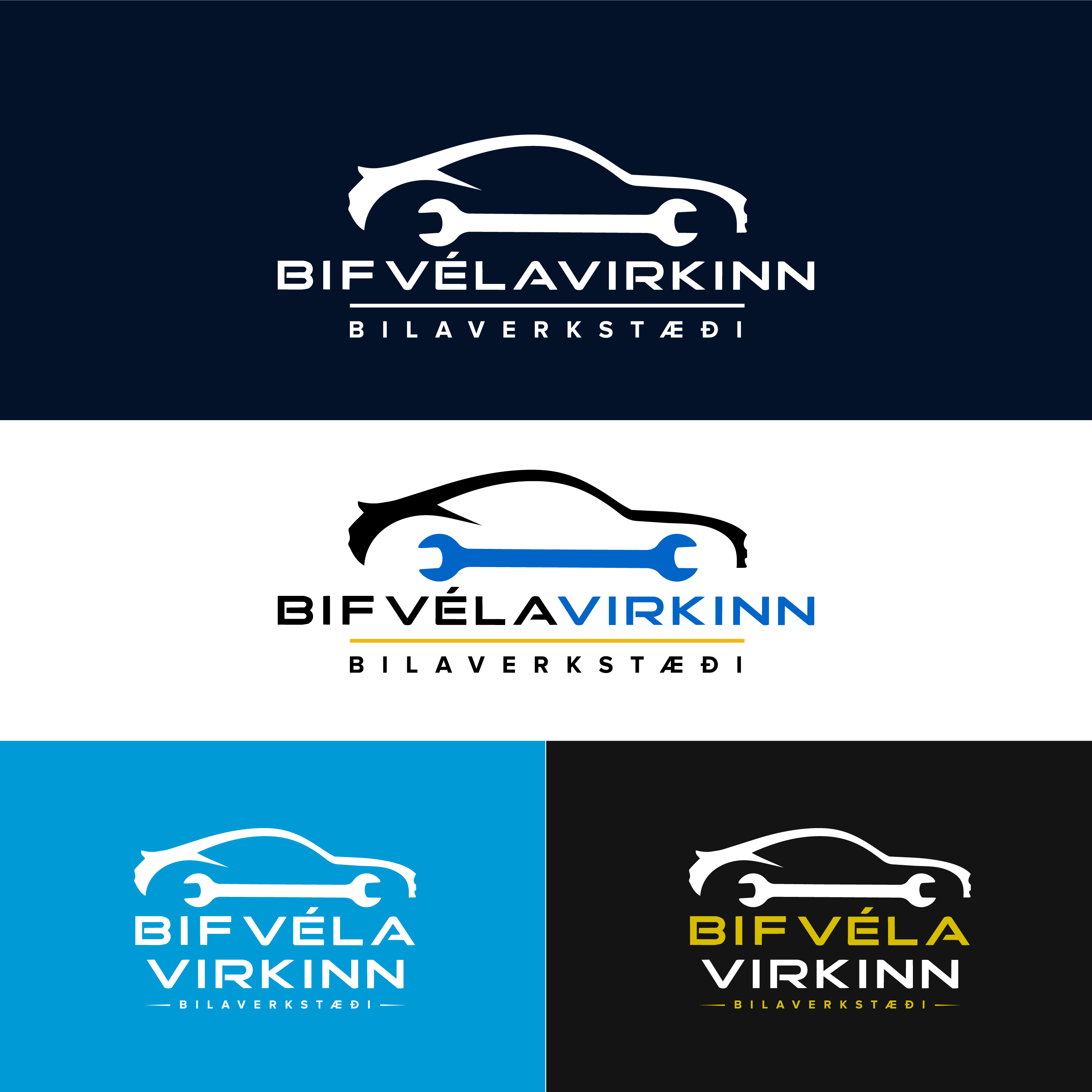 Logo Design by Loie for Bifvélavirkinn ehf | Design #37582946