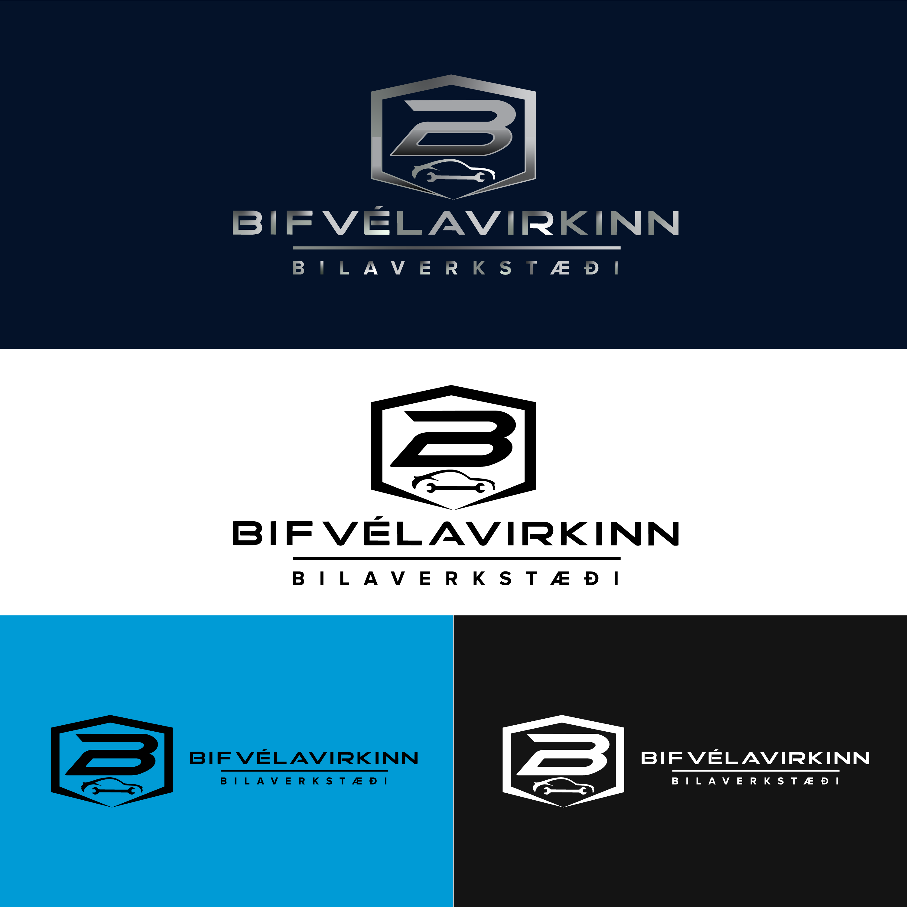 Diseño de Logo por Loie para Bifvélavirkinn ehf | Diseño #37583369