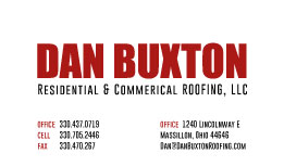 Diseño de Tarjeta de Presentación por Tanith para Dan Buxton Roofing, LC | Diseño: #3137805