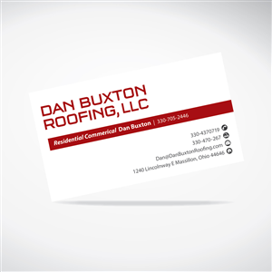 Diseño de Tarjeta de Presentación por tuan1968 para Dan Buxton Roofing, LC | Diseño: #3139854