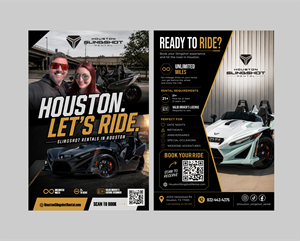Flyer Design by Excellar Hub for Houston Slingshot Rental | Design: #37591871