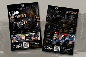 Flyer Design by svedesign for Houston Slingshot Rental | Design: #37593091