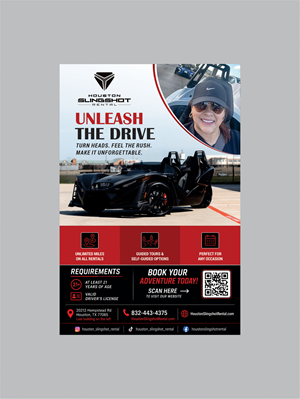 Flyer Design by DesignMarket for Houston Slingshot Rental | Design: #37579310