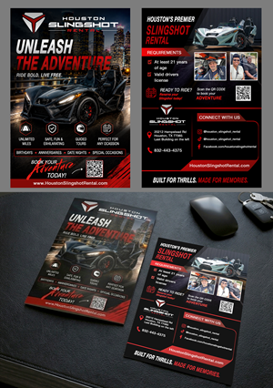 Flyer Design by aneesha_s for Houston Slingshot Rental | Design: #37593891