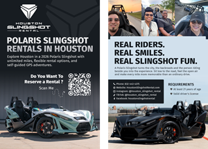 Flyer Design by karina Bertarione for Houston Slingshot Rental | Design: #37588272