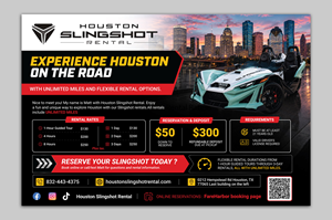 Flyer Design by vcreatived for Houston Slingshot Rental | Design: #37579486