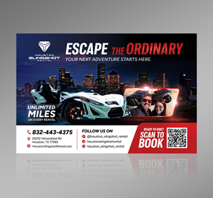 Flyer Design by Dzhafir for Houston Slingshot Rental | Design #37578654