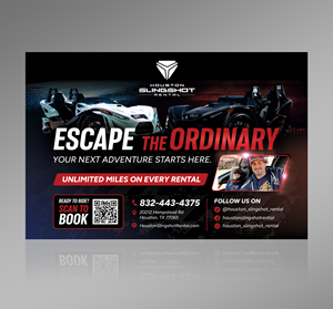 Flyer Design by Dzhafir for Houston Slingshot Rental | Design: #37578655