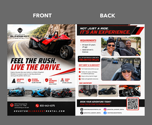 Flyer Design by partha 4 for Houston Slingshot Rental | Design: #37592341