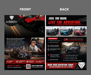 Flyer Design by partha 4 for Houston Slingshot Rental | Design: #37592351