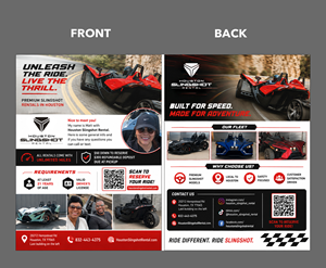 Flyer Design by partha 4 for Houston Slingshot Rental | Design: #37592353
