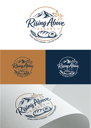 Logo Design by Tezar G. Permana for Rising Above Bakery | Design: #37582567