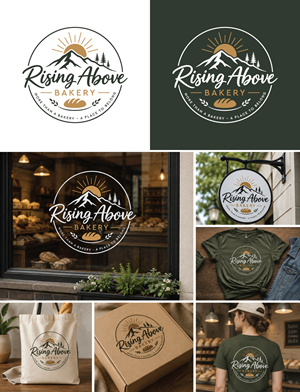 Logo Design by Gexheen for Rising Above Bakery | Design: #37581109
