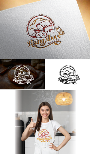Logo Design by Logo Stock for Rising Above Bakery | Design: #37582702