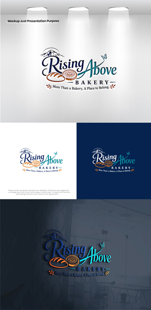 Logo Design by Pixel Signature for Rising Above Bakery | Design: #37578490