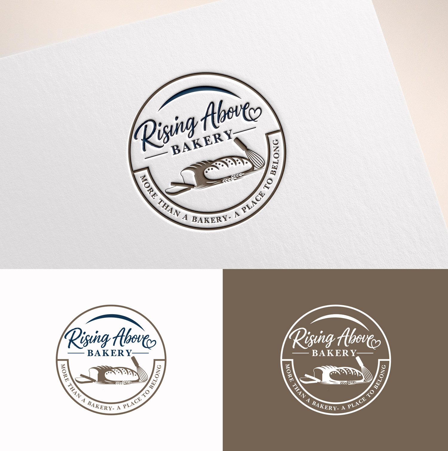 Logo Design by M Art & Design for Rising Above Bakery | Design #37578873