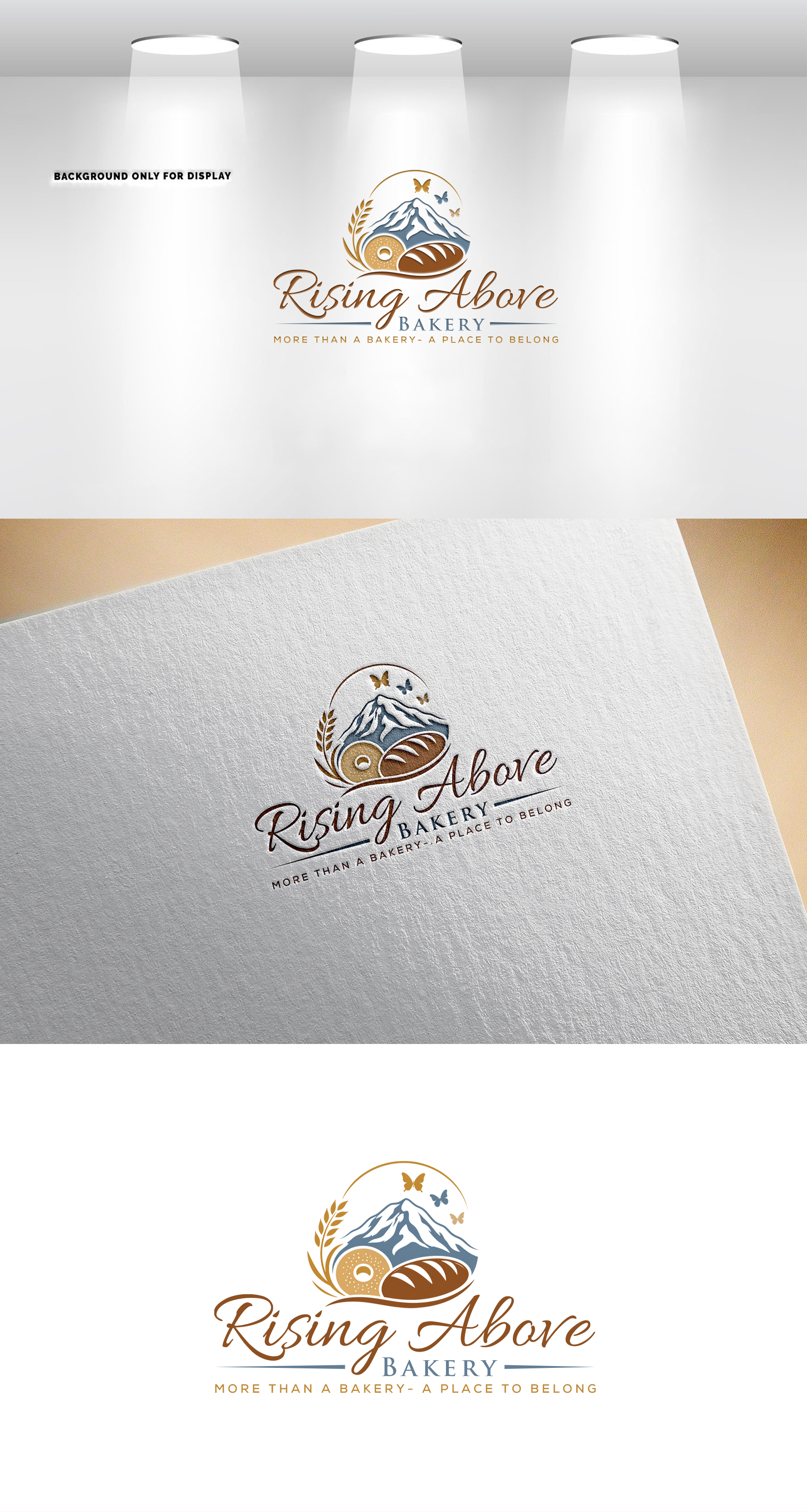 Logo Design by Joseph Robert for Rising Above Bakery | Design #37576713