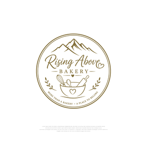 Logo Design by apik. for Rising Above Bakery | Design: #37577971