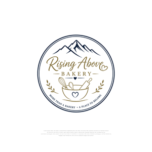 Logo Design by apik. for Rising Above Bakery | Design: #37577972