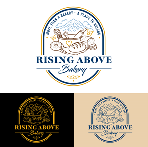 Logo Design by John Mark Arts for Rising Above Bakery | Design: #37576647